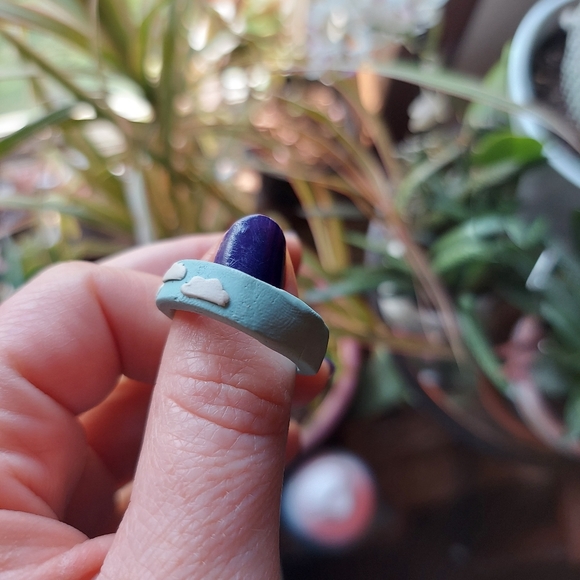 Bendy Cloud Ring ☁️ Size 9 1/2 - Picture 10 of 10